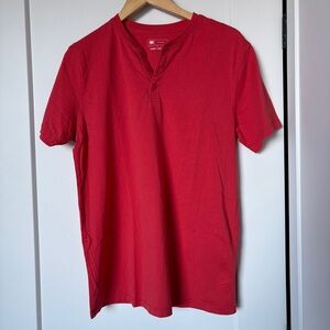 Simons Le 31 organic cotton men’s t-shirt - red - Large - Everyday Basics